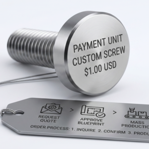 Custom Industrial Fasteners & Screws(Base Payment Unit)